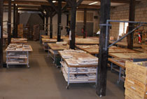 300 m2 équipés de tables adaptées
